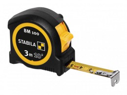 Stabila BM 100 Compact Pocket Tape 3m/10ft (Width 19mm) &pound;4.50